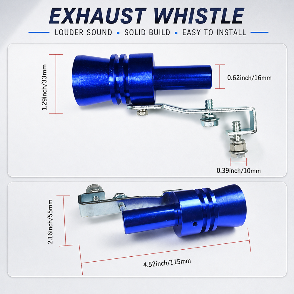 Turbo Sound Exhaust Whistle – Fits All Cars & Motorcycles