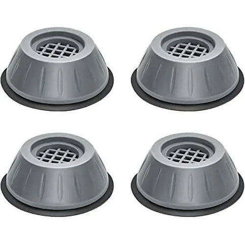 4-Piece Durable Compact Shock-Absorbing Pads for Large Home Appliances (Washing Machines, Dryers, Refrigerators) - Reduces Vibrations and Noise, Prevents Movement, Refrigerator Accessories