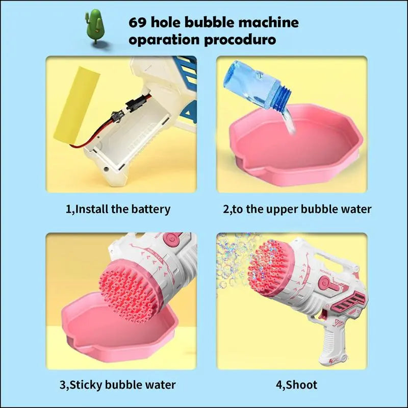 Kids' Bubble Machine – Festive Party Supply