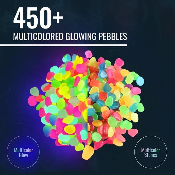🏆Flash Sale⚡ 50K+ SOLD! Almost Gone-💥Glow In The Dark Rocks - Illuminate Your Outdoors with Enchanting Glow!