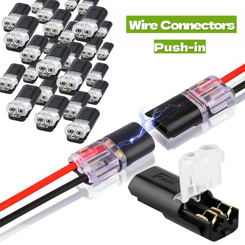 Double-Wire Plug-in Connector Led Light Strip Connectors 1/2/3Pin