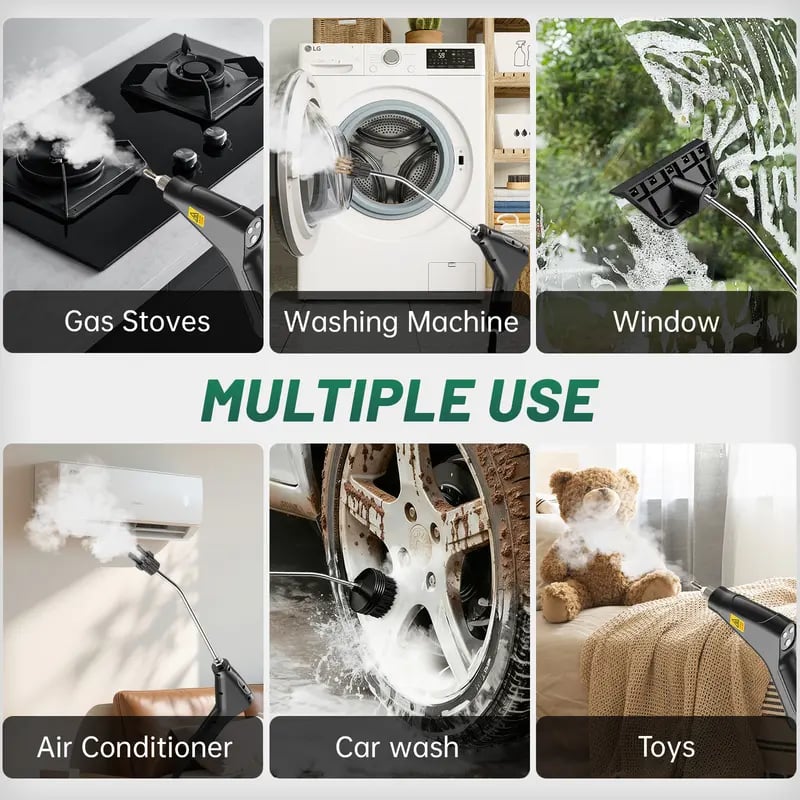 2500W Handheld High-Temperature Pressurized Steam Cleaner
