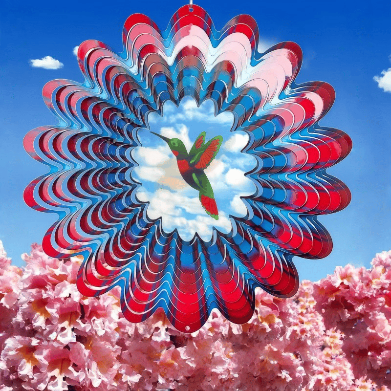 🦋Lucky Mandala Windmill – 3D Kinetic Art, Indoor/Outdoor, Stainless Steel