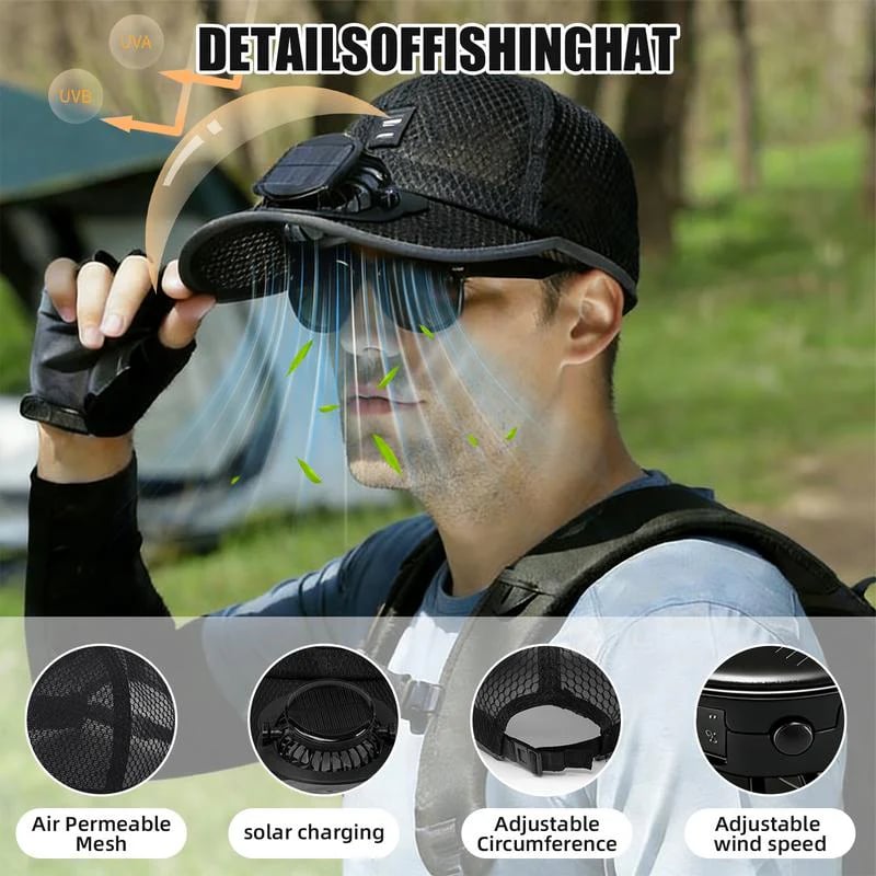 🧢Stay Cool Under the Sun — Without Holding a Fan