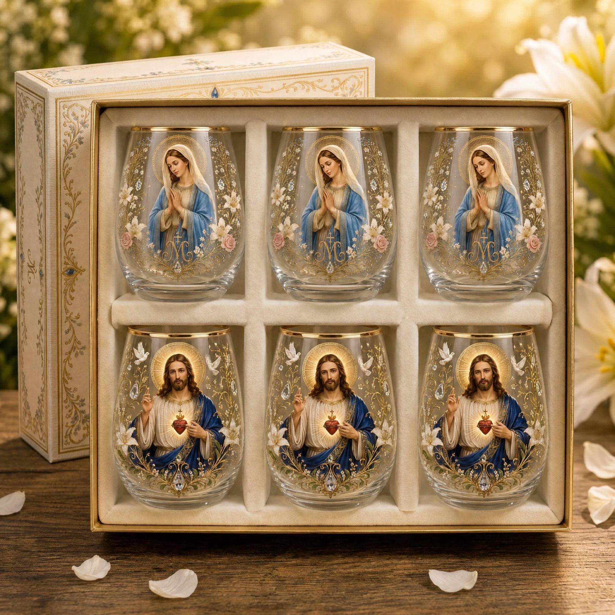 🙏✝️ 2026 Limited Edition “Morning Prayer” Glass Tea Cup ☀️☕ – Faith & Serenity Collection
