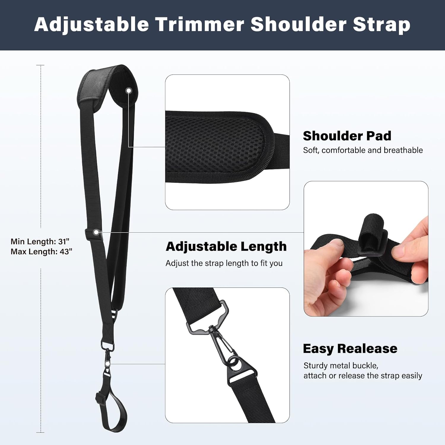 🔥 Best-Seller – Ergonomic String Trimmer Handle Extension for Better Grip & Control 🌿