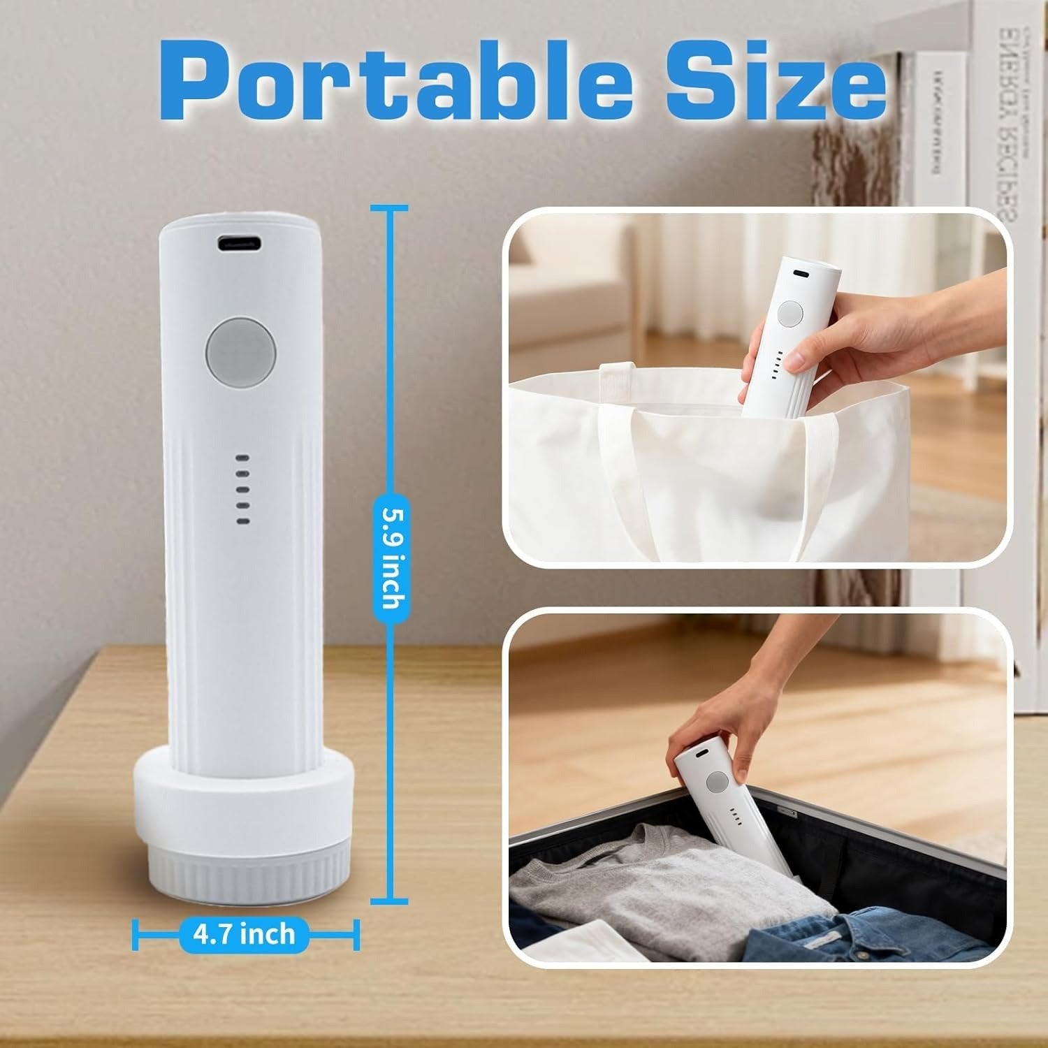 Last Day Hot Sale 49% OFF🔥Rechargeable Vacuum Pump Travel Storage Bag Set