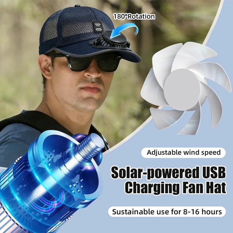 🧢Stay Cool Under the Sun — Without Holding a Fan
