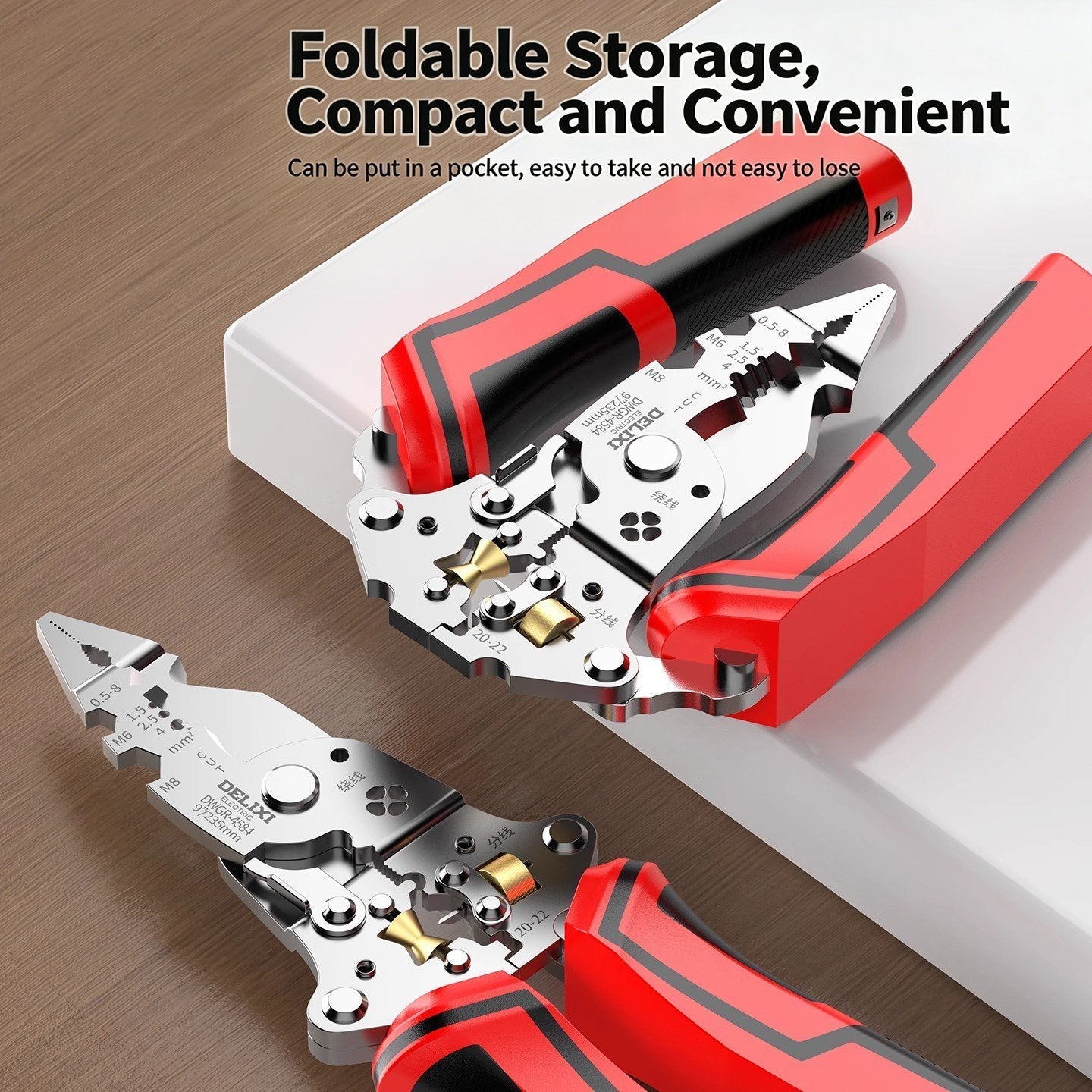🔧 16-in-1 Multifunctional Wire Stripper Twister – Professional Electrical Tool