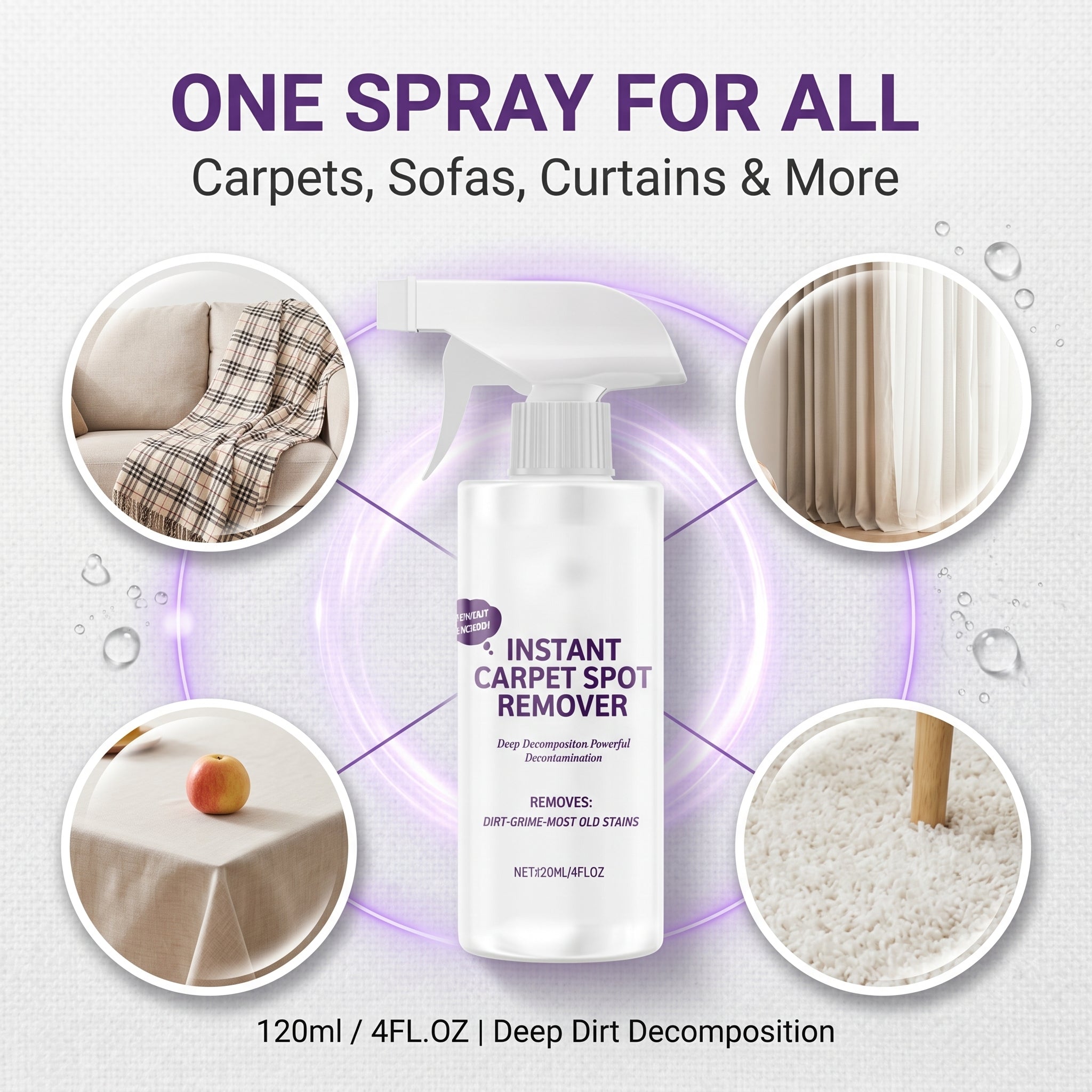 💞50K+ SOLD!☕️Powerful Carpet Stain Remover – No harsh fumes, hypoallergenic