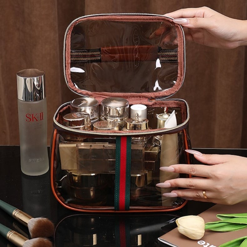 💕Hot sale 49% OFF💖✨ 3PCS New Retro Vintage Vanity Bag, Large Capacity Makeup Organizer for Women