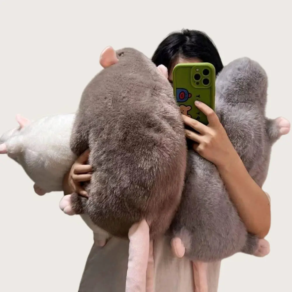 Cute 35" Mouse Cartoon Fancy Rat Soft Oversized Animal Figure Gift