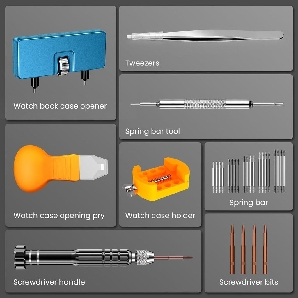 🔥Watch repair and maintenance tool kit⌚️