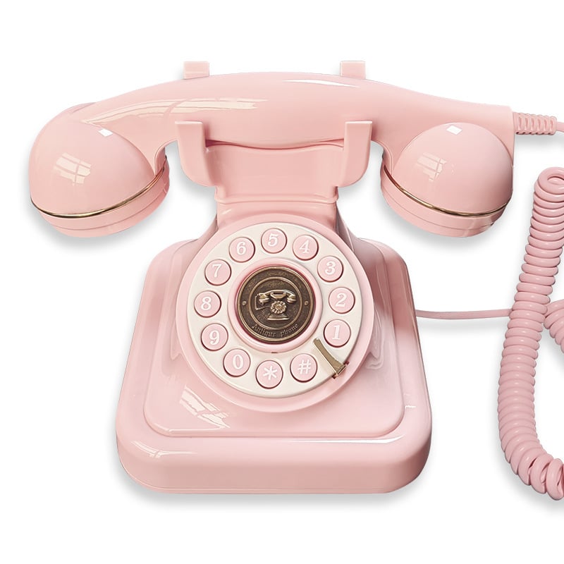 Vintage Old Fashioned Telephone with Speakerphone & Volume Control