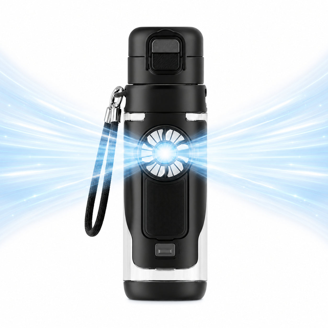 💨Spray Fan Cup – 2-in-1 Cooling Fan &amp; Double Drink Cup