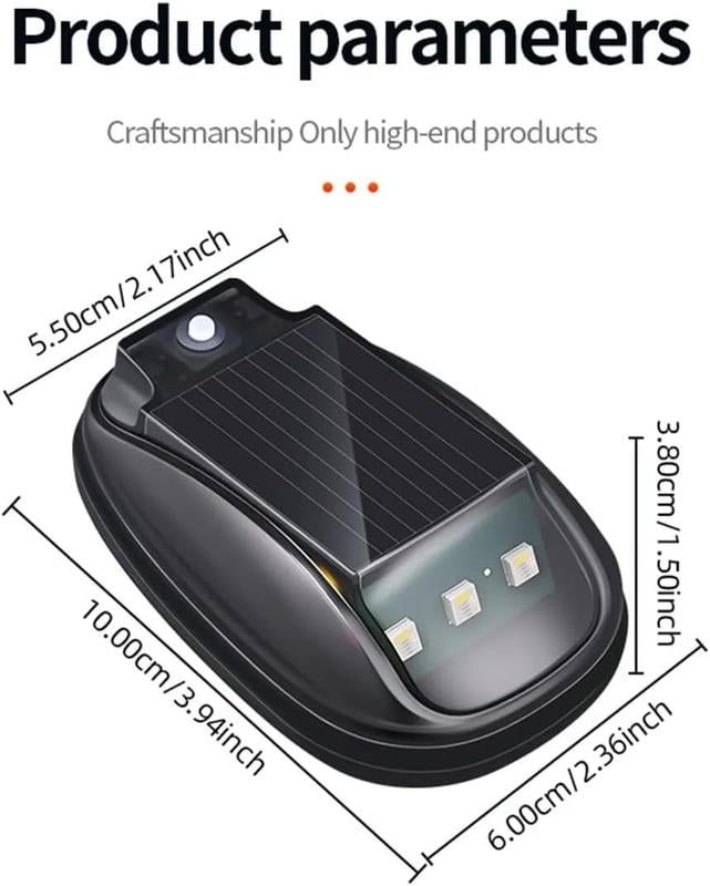 ⚡Hot Sales 49% OFF🔥Solar Car Roof RGB Strobe Light - Free Remote Control Included