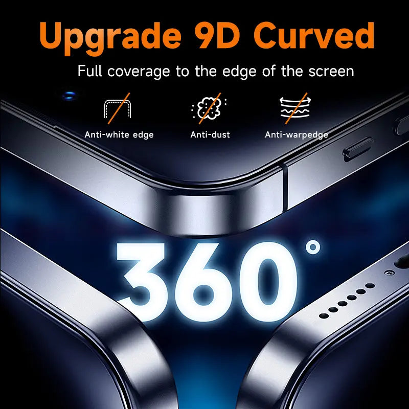 New  Premium Upgraded Privacy Screen Protector Dustproof Bubble-Free Design Ultra-Clear for iPhone