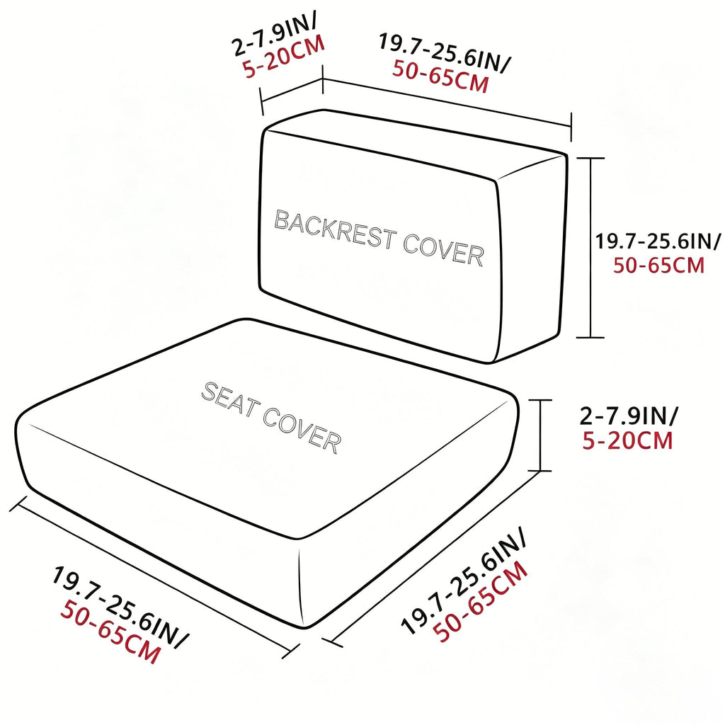 🪑 Stretch Sofa Cushion Covers Set (4 / 8 / 12 PCS)