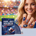 ⚽🏆 Game Day Nail Art Marker Set – 12 Vibrant Colors for Eye-Catching Fan Nails ✨