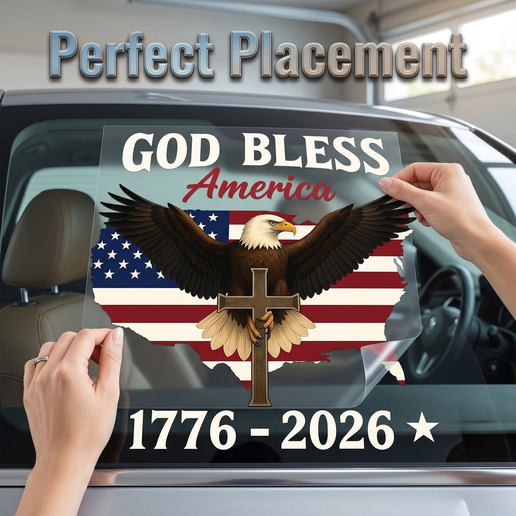 🦅 God Bless America: 2026 Semicentennial Sticker