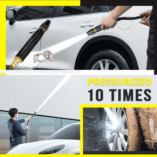 🔥LAST DAY 49% OFF - 🏠🚗High Pressure Car Wash Water Gun - All-in-One Kit with Power Booster Nozzle⚡