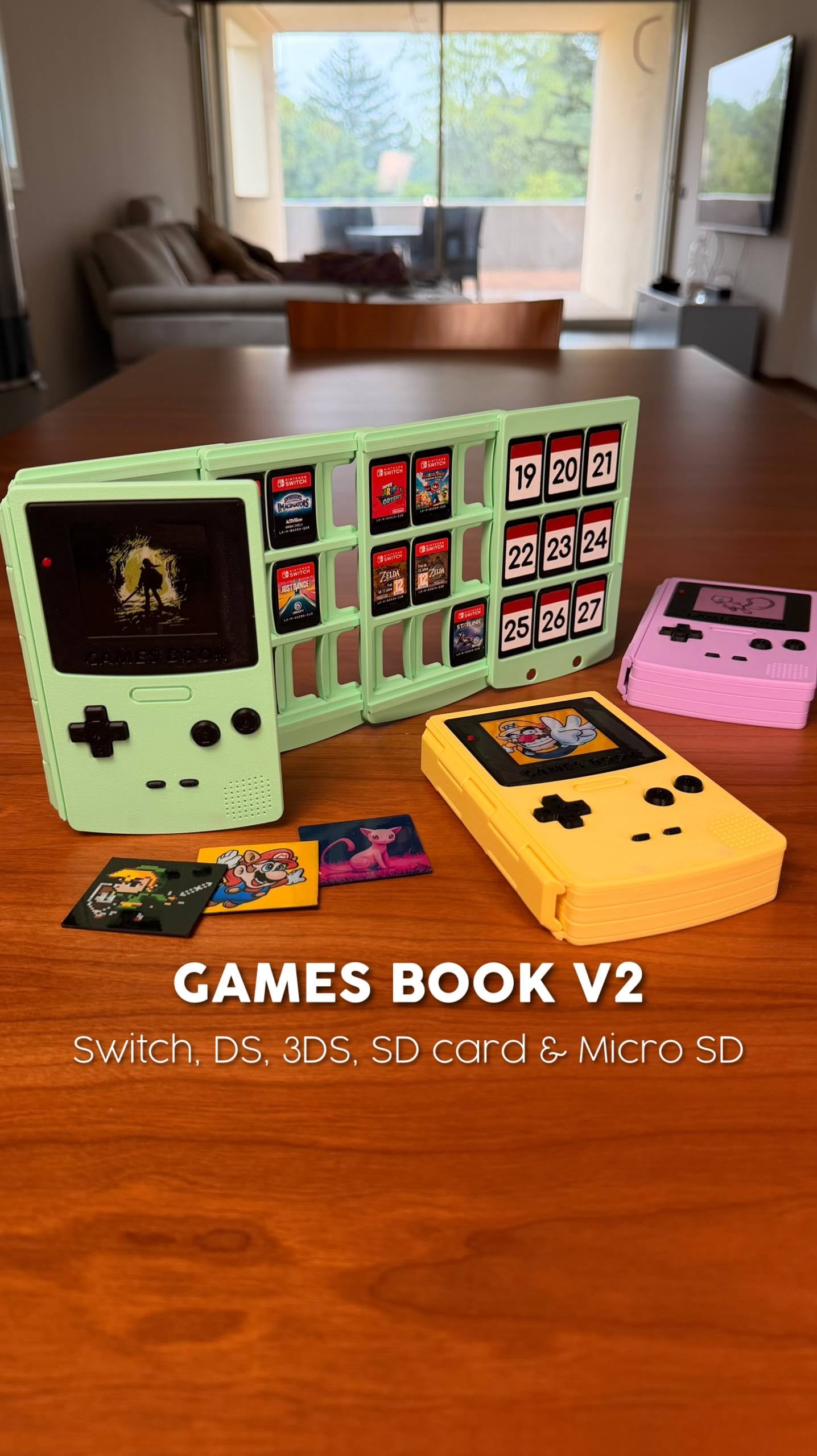 🎮Gaming Card Organizer Case | Compact Holder for Game & Memory Cards