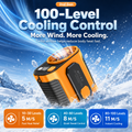 🌬️ 2nd Gen Portable Cooling Fan – 100-Level Turbo Cooling
