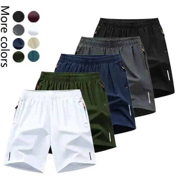 🎉 Men's 5-Pack Quick-Dry Shorts – Lightweight Breathable Athletic & Casual Shorts