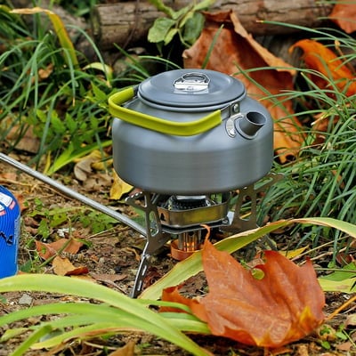 📢📢49% OFF !! ⏰Camping Gas Burner – 5800W, Piezo Ignition, Windproof 🔥