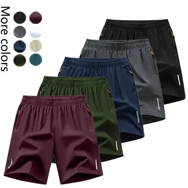 🎉 Men's 5-Pack Quick-Dry Shorts – Lightweight Breathable Athletic & Casual Shorts