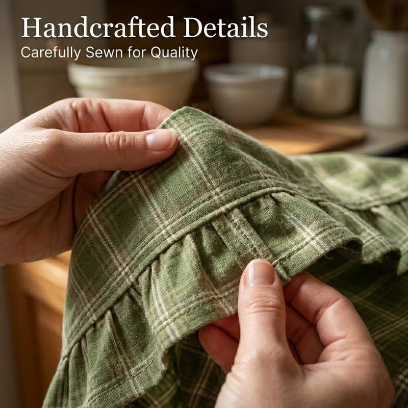 Elegant Handmade Oven Skirt – A Simple Upgrade for a Beautiful Kitchen ✨👩‍🍳🏡