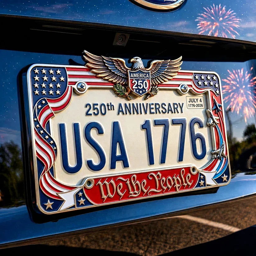 🔥LAST DAY 49% OFF-🦅250th Anniversary Commemorative License Plate Frame