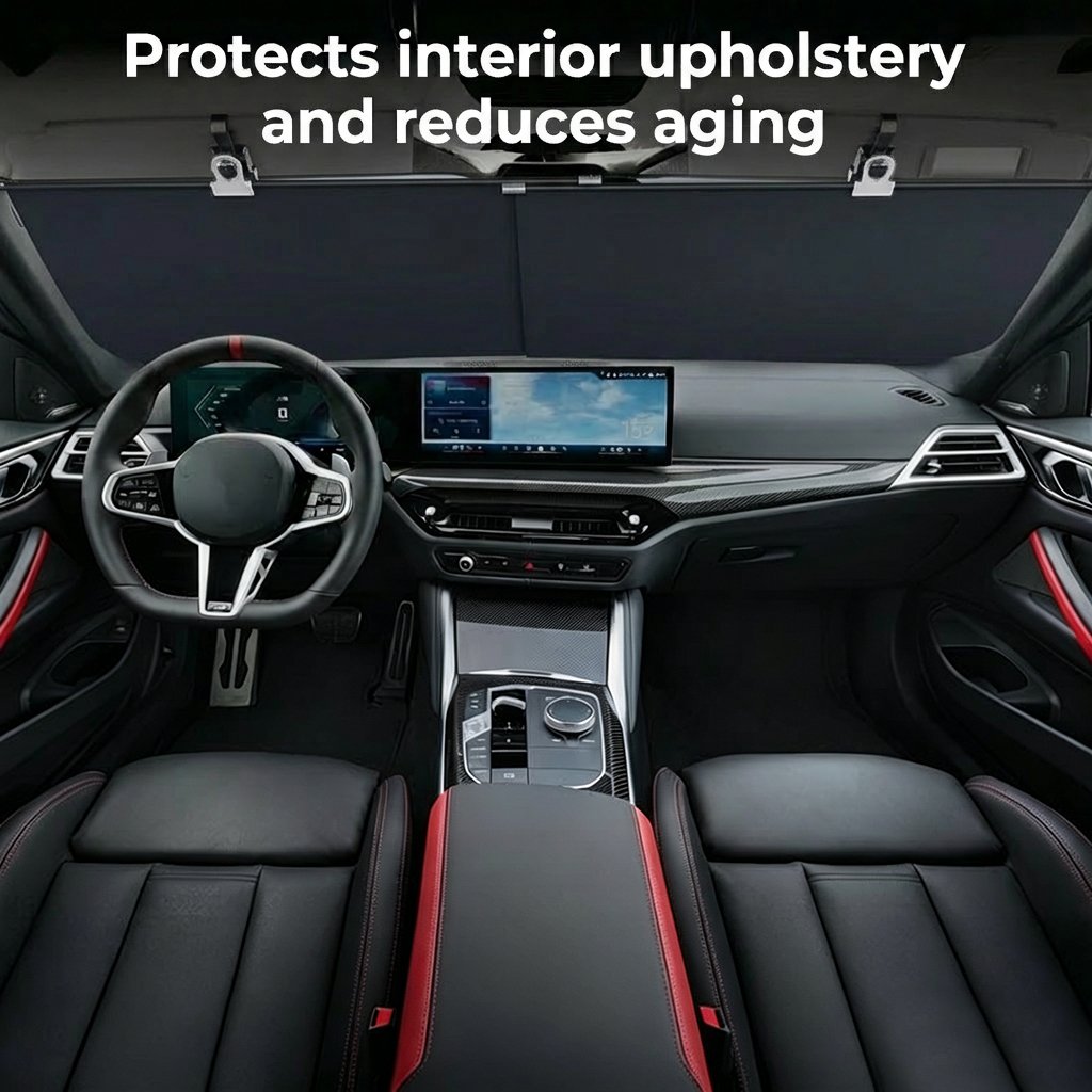 🔥 2026 Upgraded Automatic Retractable Car Sunshade-250th Anniversary Road-Ready Special