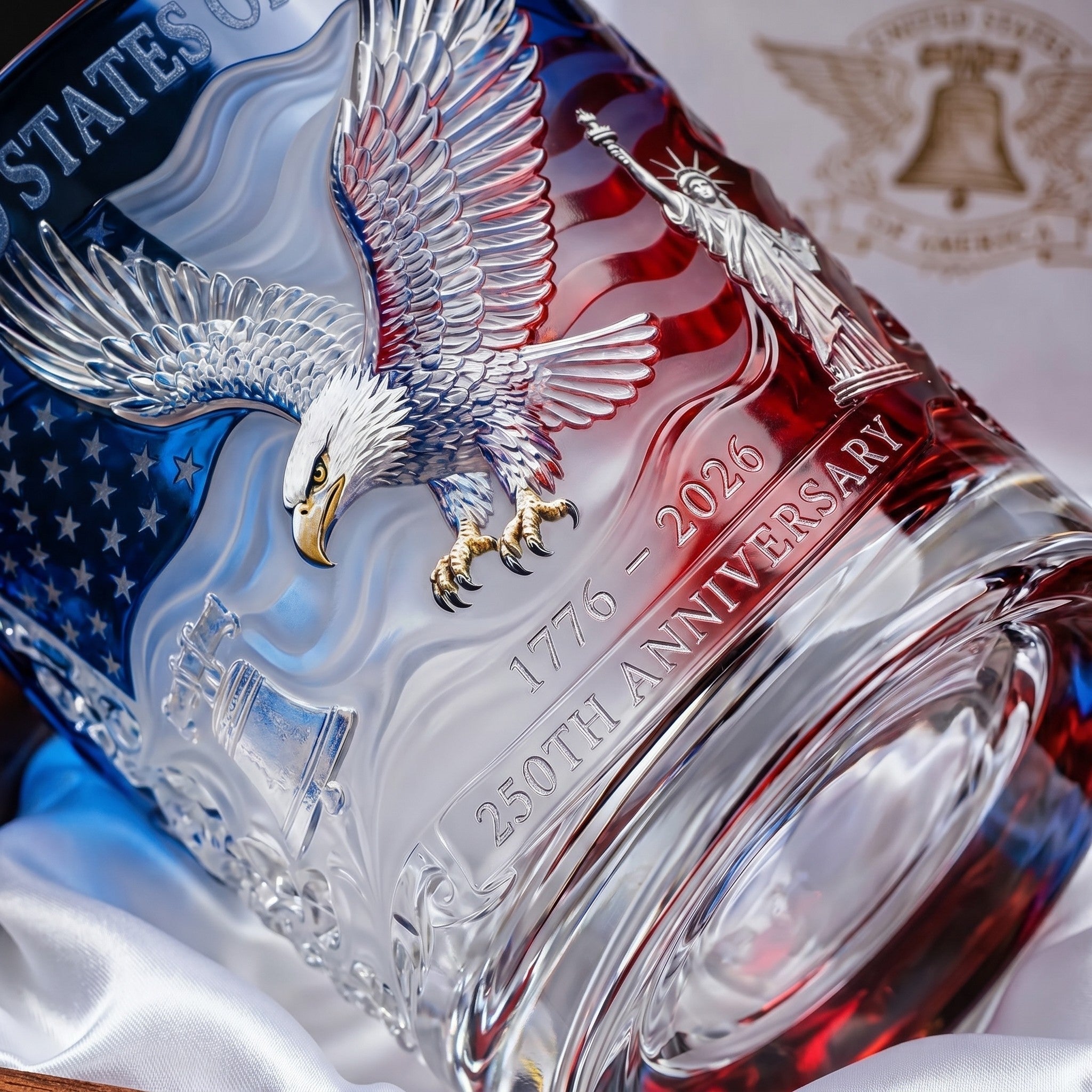 🔥Hot Sell ✨Limited Edition 2026 USA 250th Anniversary Commemorative Glass – 1776-2026 Heritage Edition