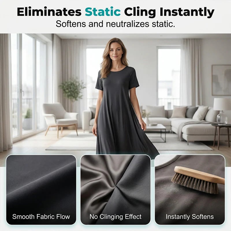👔✨ Instant wrinkle release – no iron, travel-ready, static-free & fresh