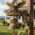 🔔American Eagle 250th Anniversary Doorbell 🇺🇸 ★Handmade, Dimensions: 8''×9''×12''★