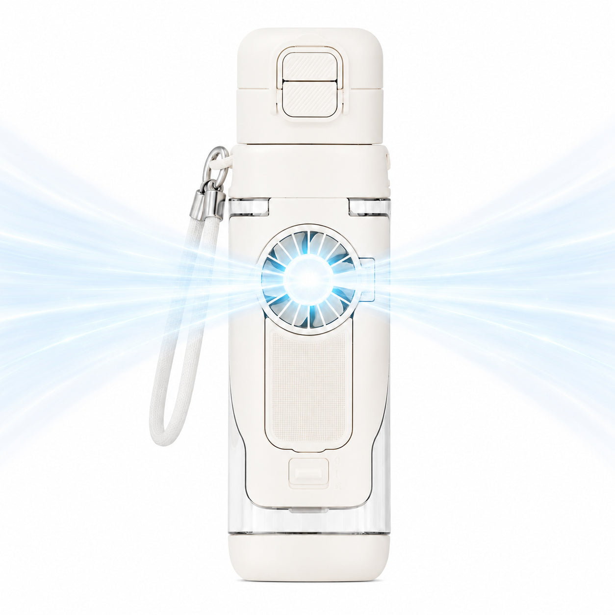 💨Spray Fan Cup – 2-in-1 Cooling Fan &amp; Double Drink Cup