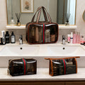 💕Hot sale 49% OFF💖✨ 3PCS New Retro Vintage Vanity Bag, Large Capacity Makeup Organizer for Women