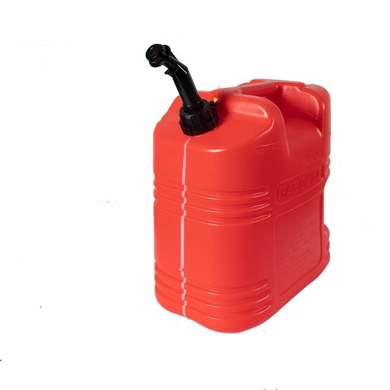 15 Gallon Portable Fuel Caddy with LE Pump & 10ft Hose