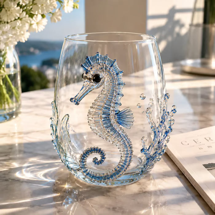 🔥Last Day 49% OFF-🌊Artisanal Blue Ringed Octopus Glassware