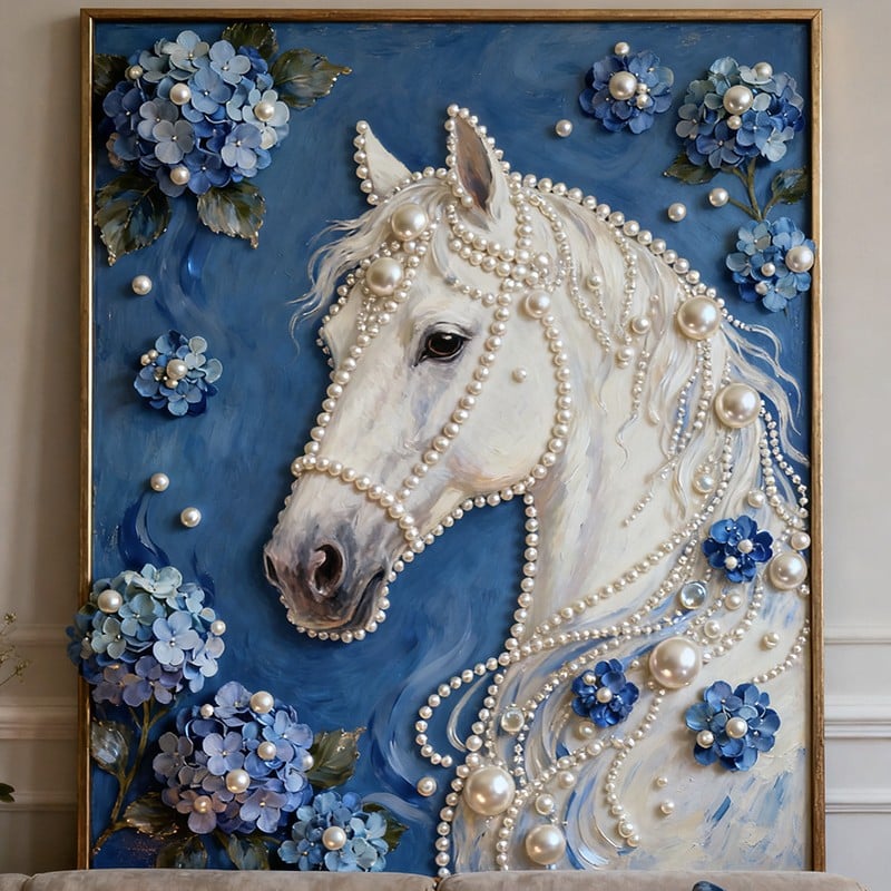 🔥Last Day 50% OFF - 🏰✨DIY Beaded Art Kit - Castle Pearl Painting🎇