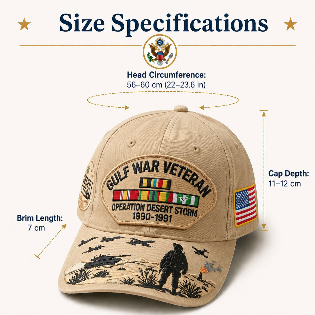 🇺🇸 Last Day Promo: 70% OFF 🎖️ - Gulf War Veteran Tribute Cap