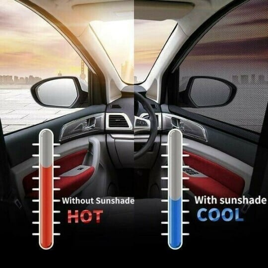 🔥Universal Car Window Screens-Protect And Cool Your Vehicle
