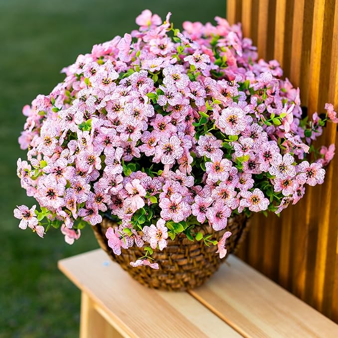 💐 UV-Resistant Colorful Artificial Flowers – 49% OFF Today Only 🌸
