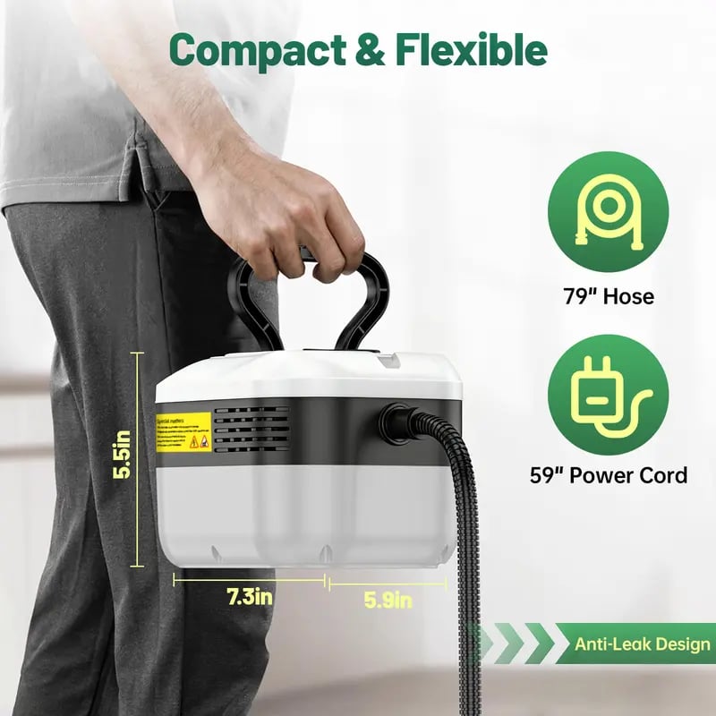 2500W Handheld High-Temperature Pressurized Steam Cleaner