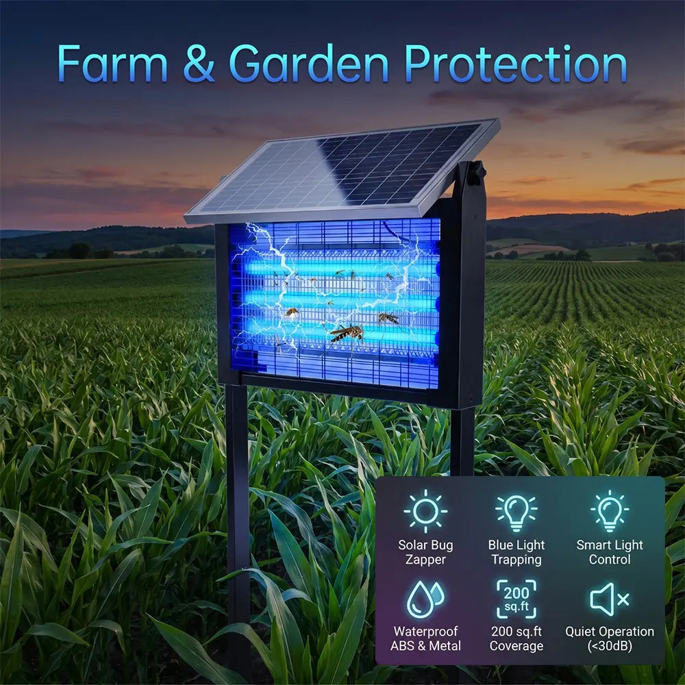 🦟Solar Mosquito Zapper – Eco-Friendly &amp; High-Efficient