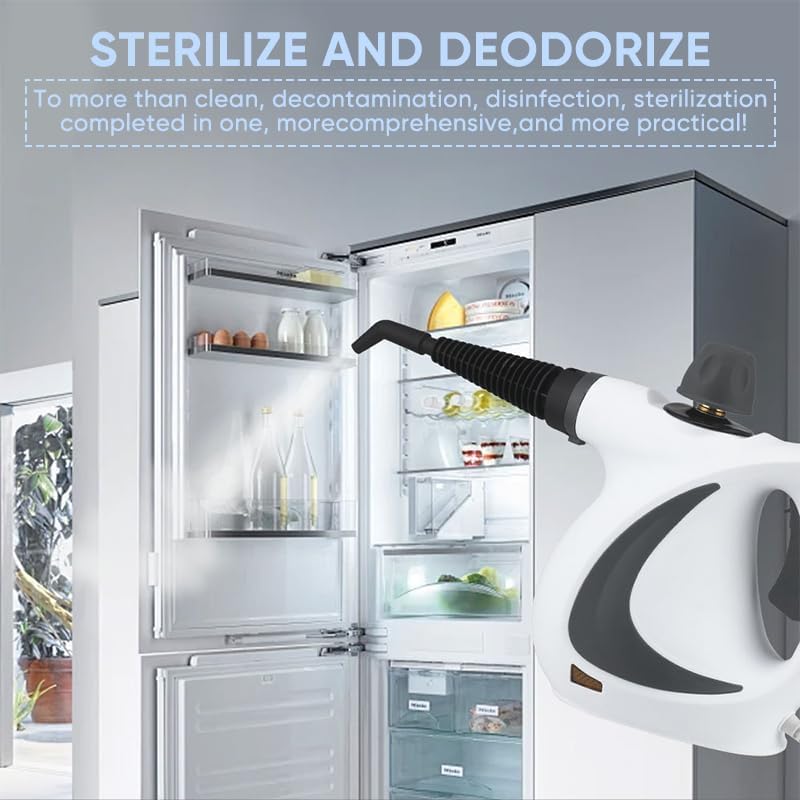 💨Powerful Steam Cleaner – 115°C (239°F) High-Temperature &amp; High-Pressure Steam