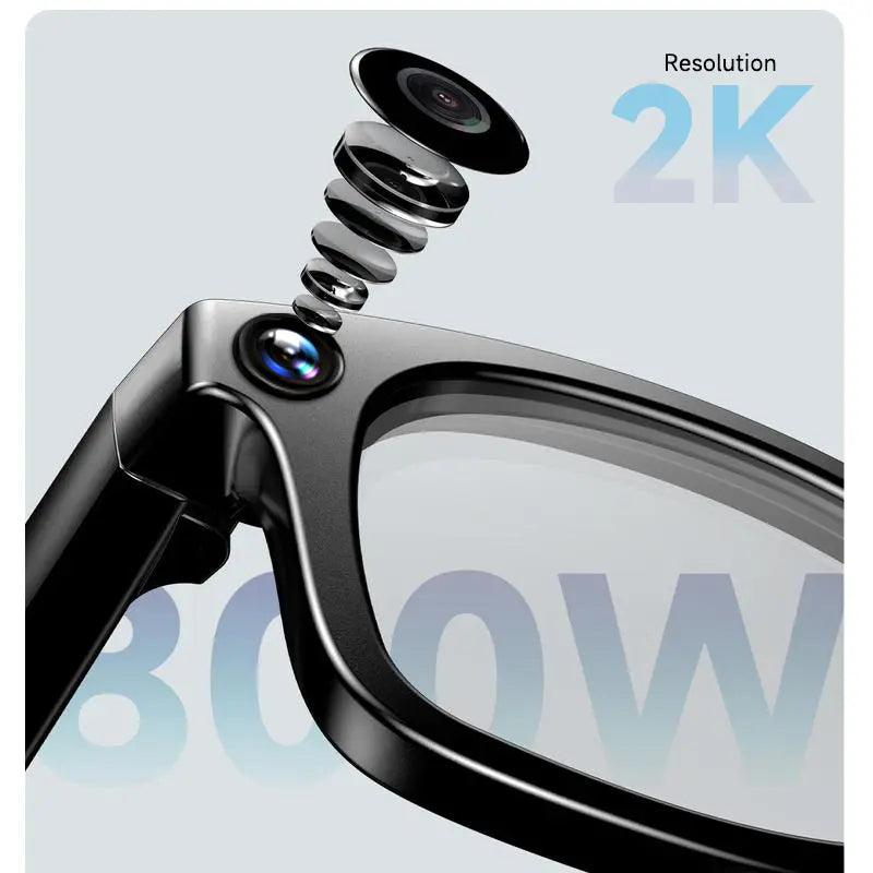 😎Next-Gen AI Smart Glasses – 8MP Camera, 160+ Languages & Hands-Free Video
