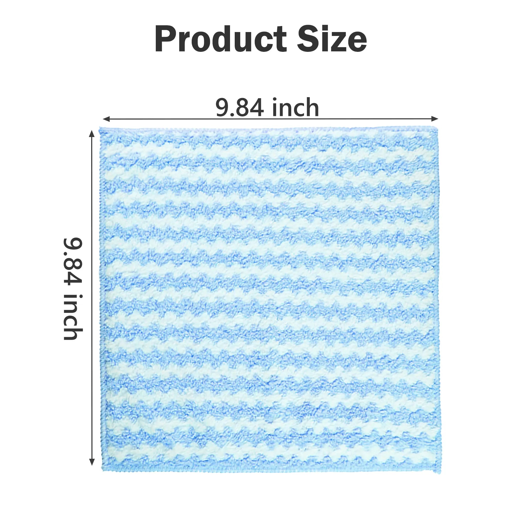 Assorted Microfiber Cleaning Cloths 【10 Counts】