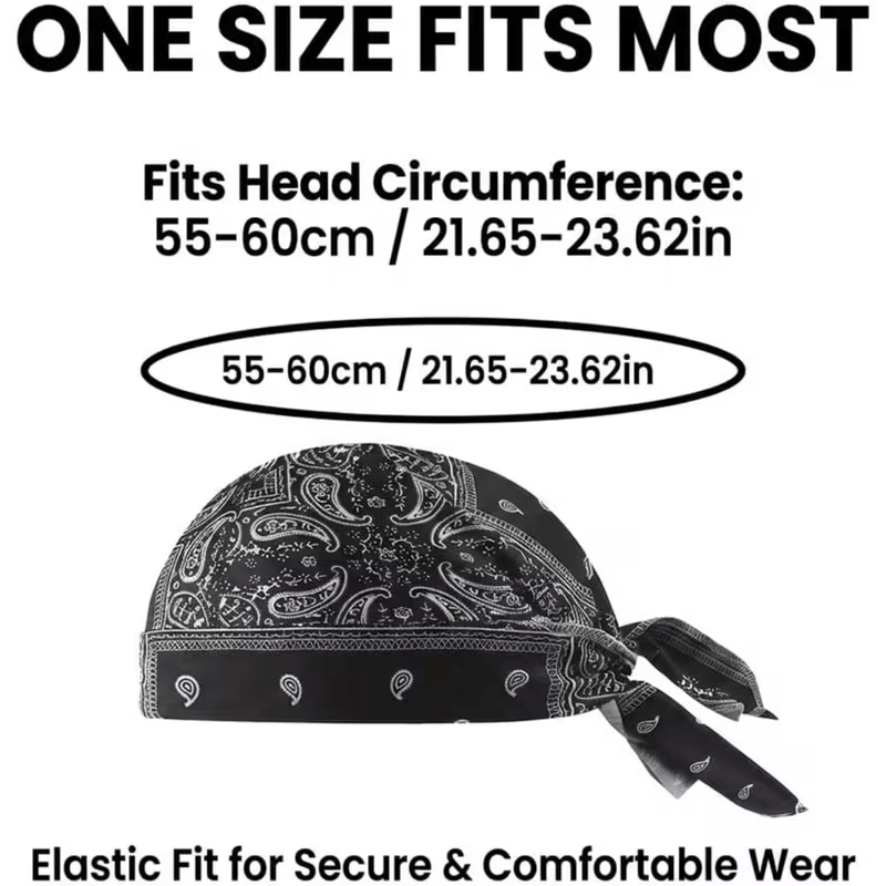 BUY 1 FREE 1 🏝️😍Paisley Cooling Headscarf Cap